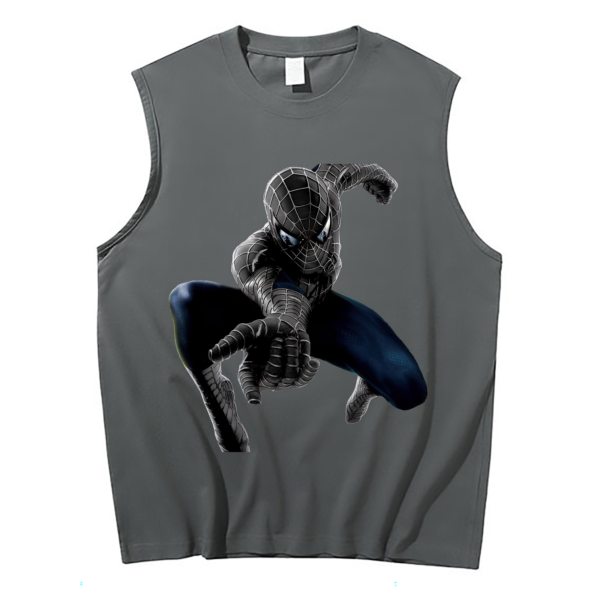 （画像用） Spider Man スパイダーマン コットン100％タンクトップ（フロントプリント）
